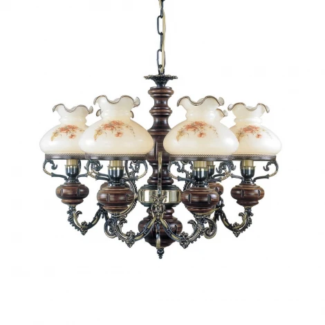 Подвесная люстра в виде керосиновой лампы L.624/6 Reccagni Angelo 624 L 624/6