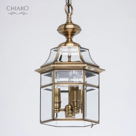 Уличный светильник подвесной Chiaro Мидос 802010303