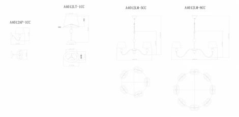 Бра Arte Lamp Turandot A4012AP-1CC (220V, выключатель)