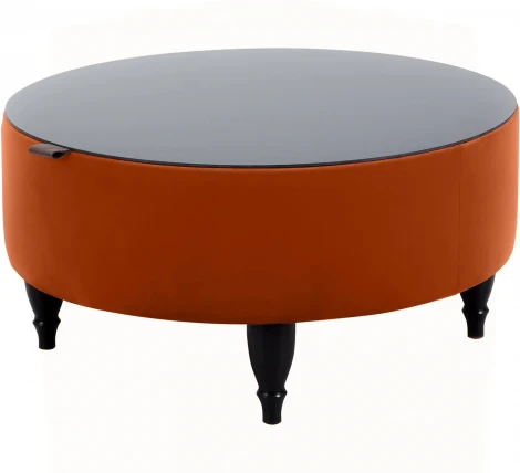 Стол журнальный Italia ОГОГО (арт.339981), (ЛДСП/Оранжевый)