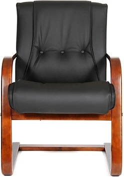 Компьютерное кресло CHAIRMAN 653 V кожа (Дерево,Экокожа/Черный)