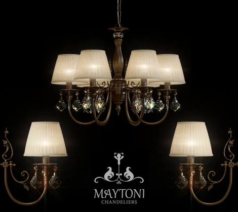 Подвесная люстра Maytoni Latona RC301-PL-06-R