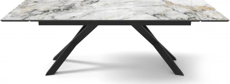 Стол DikLine SKD160 Керамика FNZW 162806176 ARCTIK OCEAN/подстолье черное/опоры черные (2 уп.), арт.00-00072184