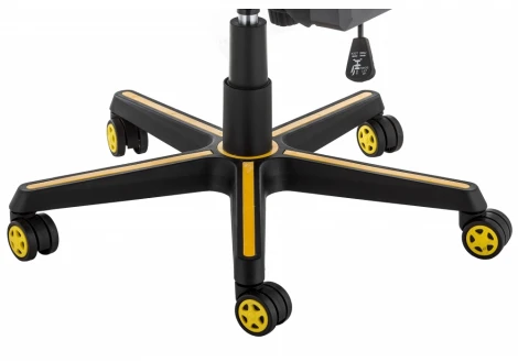 Компьютерное кресло Woodville Racer черное / желтое 11379