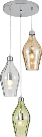 Подвесной светильник (11058/3P Multicolor) Indigo Piemonte V000588 (220V, на проводе)