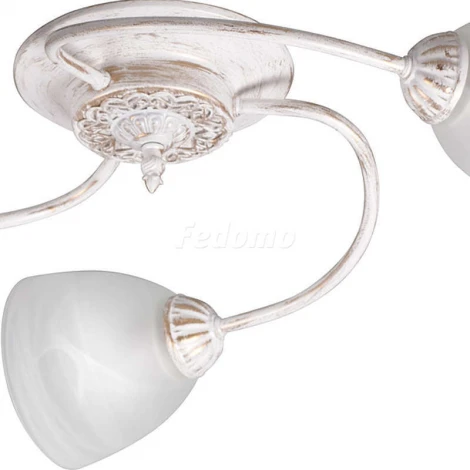 Люстра потолочная Day&Night, 3 плафона, белый с золотом