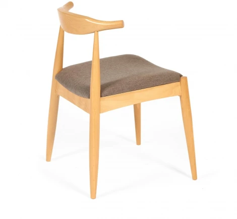 Обеденный стул Tetchair (Бук,Ткань/Коричневый)