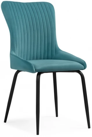 Стул Woodville на металлокаркасе Lado green / black 15561