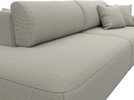 Диван прямой Лига-036 НПБ Модерн подлокотник справа Лига Диванов (Рогожка) арт.124761