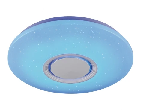 Потолочный светильник RGB круглый MP3 Ambrella Orbital FF200 (LED, 220V, пульт управления, круглые)