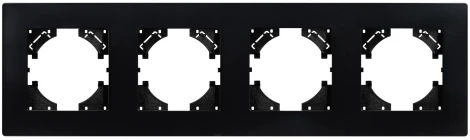 Рамка пластиковая FRM-PERIO-PL-4-BK (Arlight) 049759