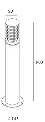 Наземный светильник Oasis Light 61833-900 Gb (220V, IP54)