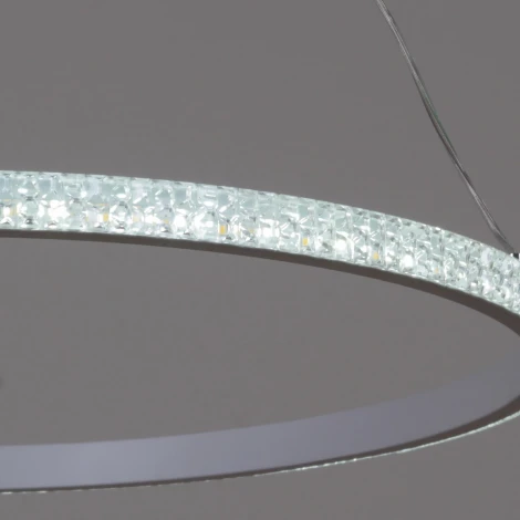 Подвесной светильник светодиодный с пультом Reluce 06315-3.9-01 WH (ночной режим, 220V, на тросе)