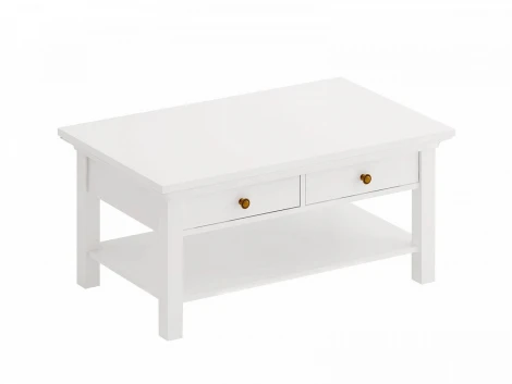 Стол журнальный Reina с выдвижными ящиками Белый ОГОГО 331329 (белый)