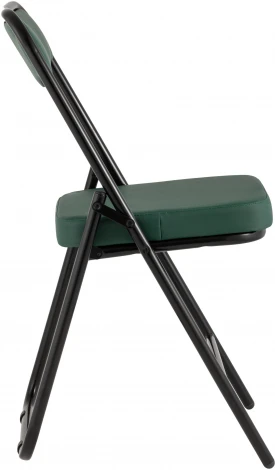 Складной стул Stool Group Джонни экокожа зелёный каркас черный матовый УТ000035364