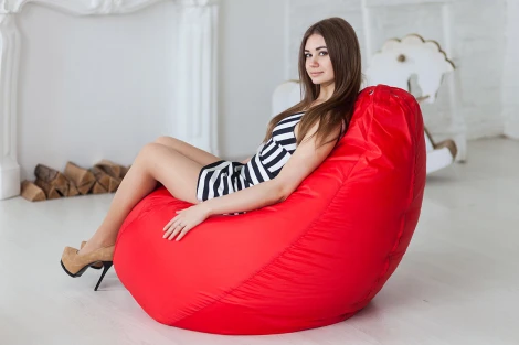 Кресло мешок Dreambag Груша Красное (Оксфорд) (3XL, Классический) 5001141