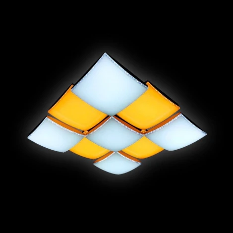 Потолочный светодиодный светильник с пультом FP2329 WH 288W D720*720 Ambrella Parus