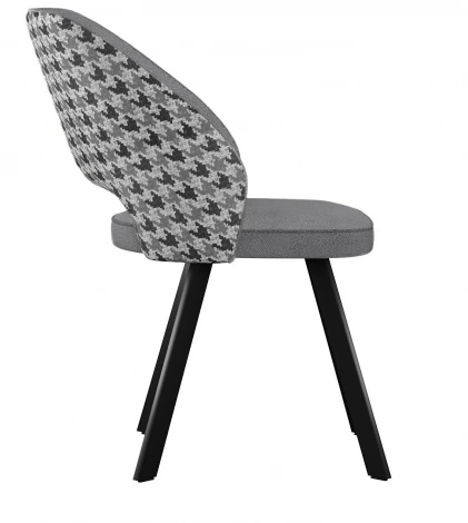 Стул DikLine 274 поворотный SB5/A3 серый, ножки черные 00-00072805 00-00072805