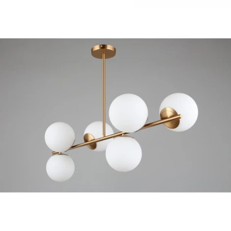 Потолочная люстра на штанге Omnilux Avetrana OML-66627-06 (220V, шарики)