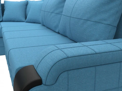 Диван угловой Николь левый угол Лига Диванов (Рогожка) арт.126004L