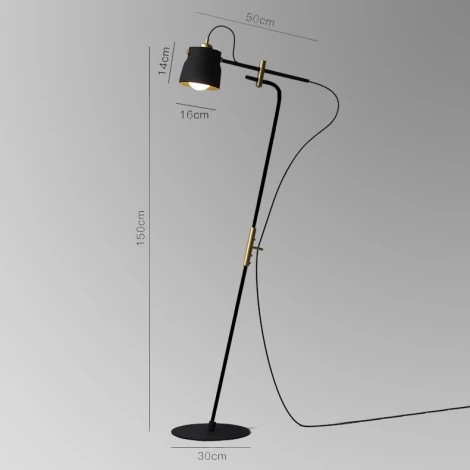 Торшер Ram Flor Black ImperiumLoft Ramflor01 (101955-26) (220V)