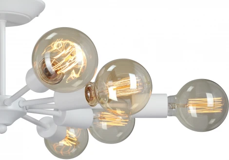 Потолочная люстра на штанге Vitaluce V4261-0/10PL, 10хE27 макс. 40Вт