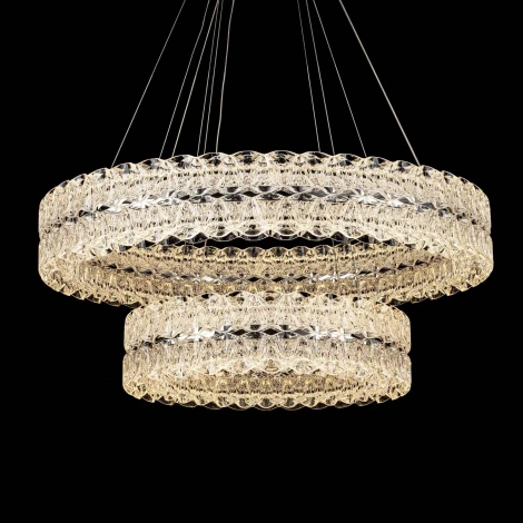 Подвесная люстра светодиодная с пультом с регулировкой цветовой температуры Modelux ML.8185.800.500 CR