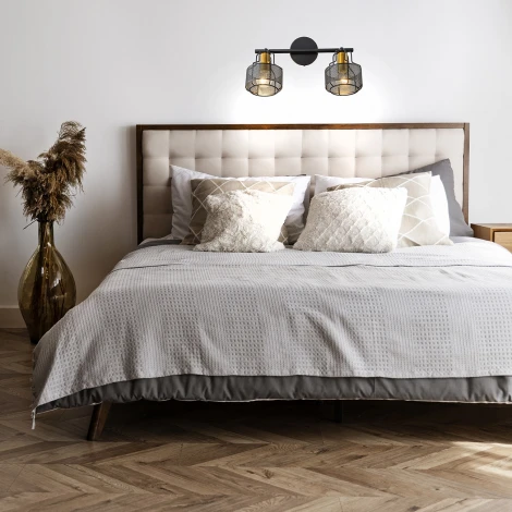 Спот Escada Zoom 1100/2A 2x40Вт E14, металл, чёрный/золото (220V)