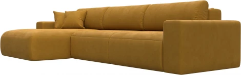 Диван угловой Лига-036 НПБ Классик Лонг левый угол Лига Диванов (Велюр) арт.127784L