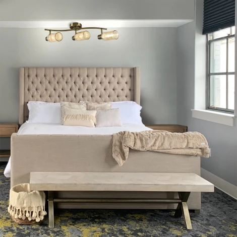 Настенно-потолочный спот Escada Kappa 682/3P 3x40Вт E14, металл/стекло, античная бронза (220V)