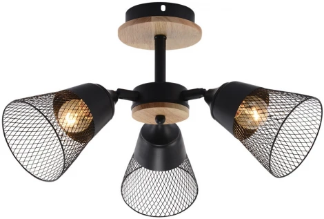 Потолочная люстра на штанге Wedo Light Mert WD3525/3C-BK-CR-BK