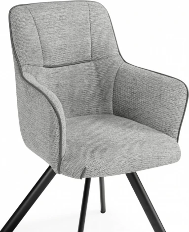 Стул на металлокаркасе Woodville Elis gray / dark gray / black арт.15839