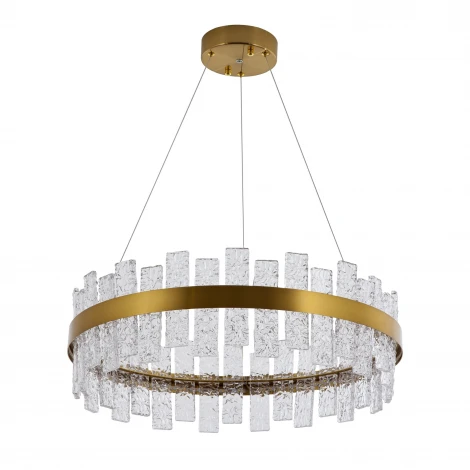 Подвесная люстра светодиодная хрустальная с регулировкой цветовой температуры Modelux MODELUX ML.99993.600 AB