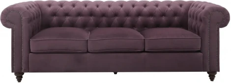 Диван Chester Classic ОГОГО (арт.665434), (Ткань/Сиреневый)