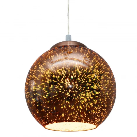 Подвесной светильник Lussole Lgo Ammon LSP-0198 (220V, на проводе, шар, IP21)