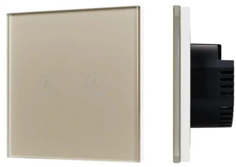 Выключатель сенсорный SWT-OMALI-S02-ZB-GD (250V, 10A, Zigbee) (Arlight, Стекло) 050038