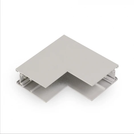 Коннектор угловой внутренний для накладного магнитного шинопровода AM Group MAGNET AM401 LL-20B 90° ВНУТРЕННИЙ WH (48V)