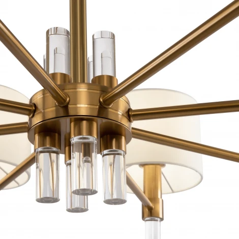 Подвесная люстра Freya Lino FR5186PL-08BS (220V, на цепи)