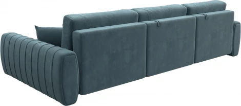 Диван угловой Лига-057 НПБ Лонг угол правый Лига Диванов (Велюр) арт.129298