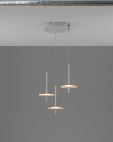 Подвесной светильник светодиодный Moderli Ella V11392-PL (220V, на проводе, круглые)