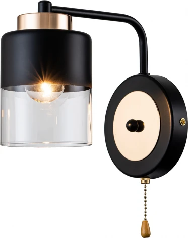 Бра Escada Riche 2121/1A E27*40W Black/Gold (220V, выключатель)