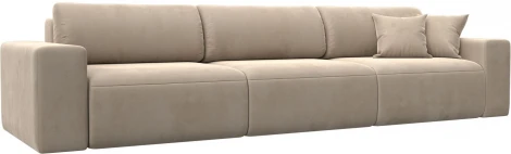 Диван прямой Лига-036 НПБ Классик Лонг (Бежевый/Велюр) Лига Диванов арт.121322