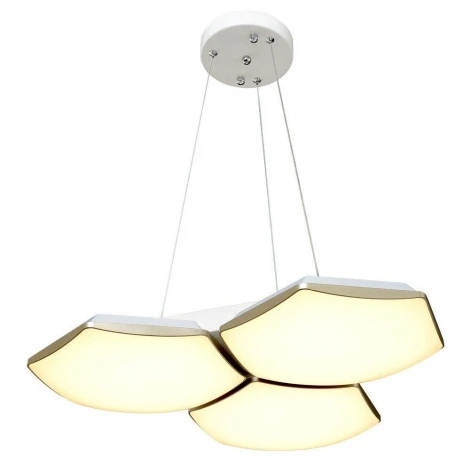 Максисвет 2-7319-3-WH+GL Y LED