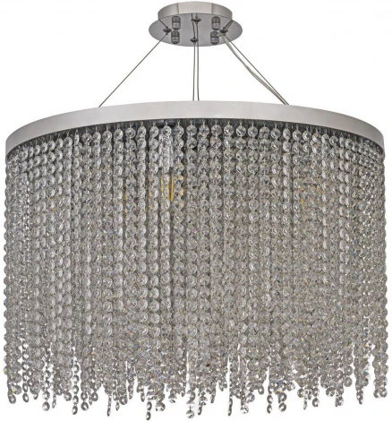 Подвесная люстра хрустальная Dio D`arte Gaby Nickel Gaby E 1.5.60.100 N (220V, на тросе)