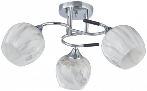 Потолочная люстра на штанге Arte Milano AMALFI-327985 327985/3 CR+BK (220V)