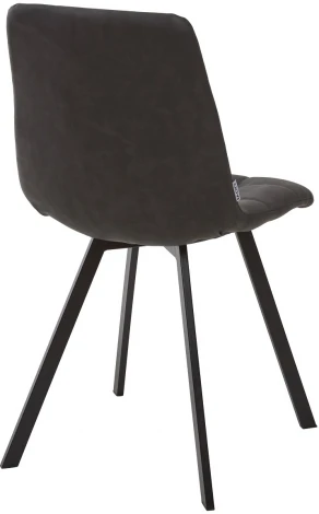 Стул CHILLI SQUARE RU-08 антрацит, PU / черный каркас М-City
