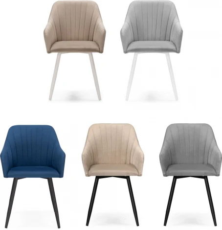 Кресло Слэм крутящиеся (Слэм крутящееся светло-серое / белое) Notta арт.570177