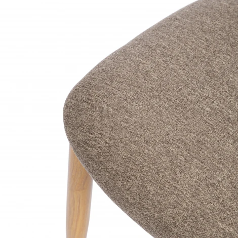 Стул обеденный Belsay/Белси велюр/металл, светло-коричневый/натуральный, 46х53х79см (Комплект из 4 шт.) Tetchair 25677