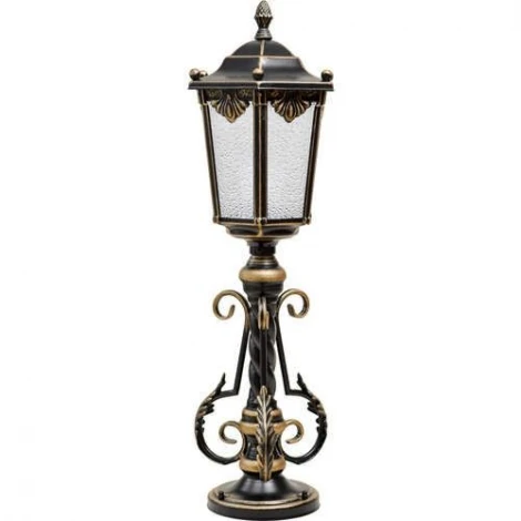 Наземный фонарь Кузнечное дело Ретро 28-001-ЧЗ (220V, ковка, под старину, IP54)