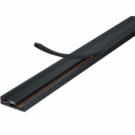 Заглушка каналов питания для ультратонкого шинопровода iLedex Vision48/25 STRAP 4825 BK